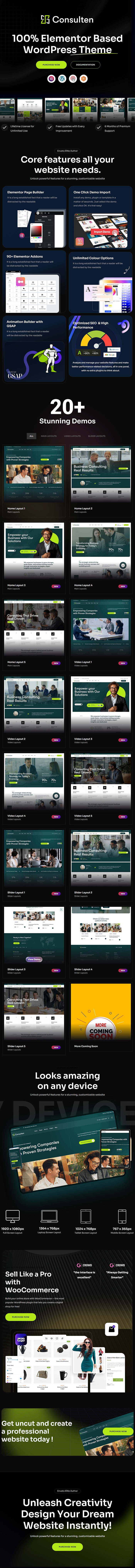 Consulten - Finance & Consulting WordPress Theme