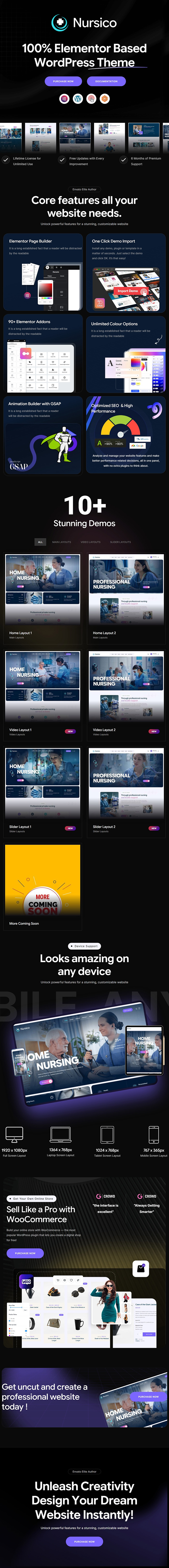 Nursico - Medical & Nursing WordPress Theme